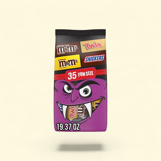 M&M's, Snickers & Twix Assorted Halloween Chocolate Candy Mix — authentic US product shipped worldwide by Treatspree