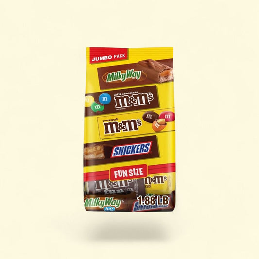 M&M's, Snickers & Milky Way Fun Size Chocolate Candy — authentic US product shipped worldwide by Treatspree
