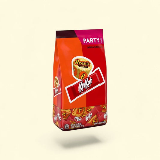 Reese's & Kit Kat Assorted Milk Chocolate Candy Party Pack — authentic US product shipped worldwide by Treatspree