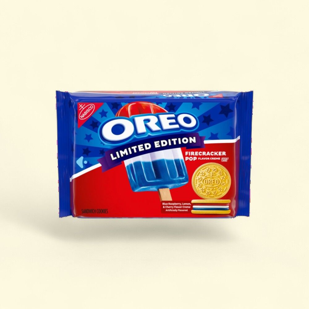 Oreo Limited Edition Firecracker Pop Sandwich Cookies — authentic US product shipped worldwide by Treatspree
