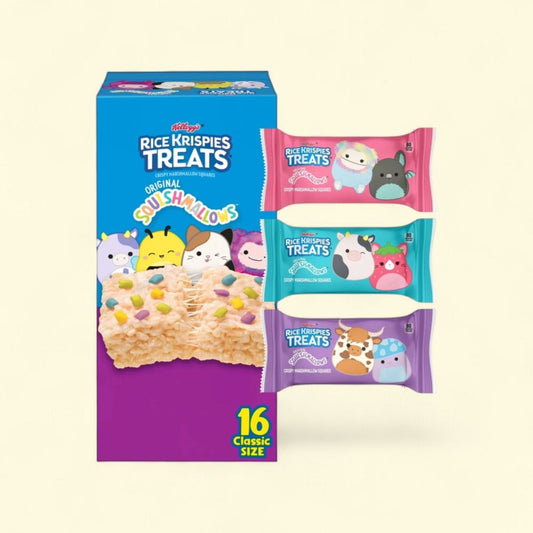 Rice Krispies Treats Squishmallows Sprinkles Snack Bars 16ct — authentic US product shipped worldwide by Treatspree