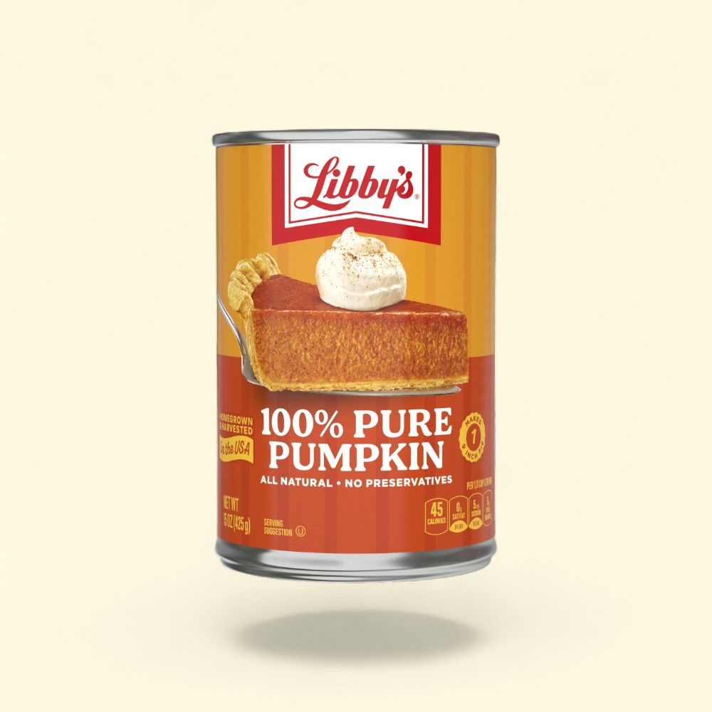 Libby's 100% Pure Canned Pumpkin, 15 oz (425g) — authentic US product shipped worldwide by Treatspree