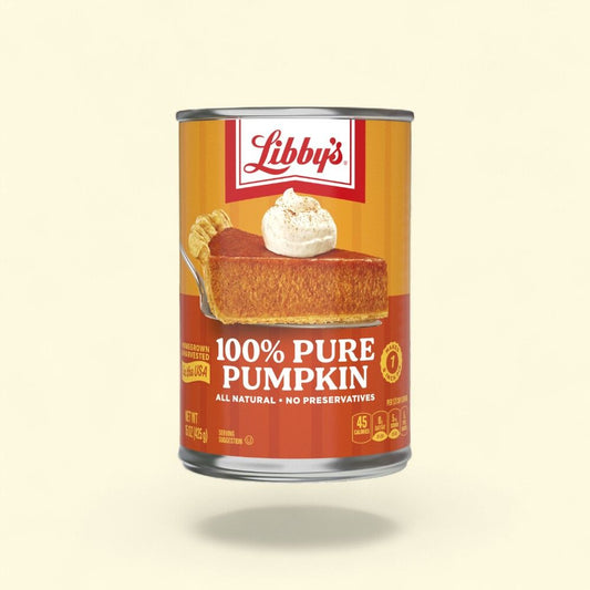 Libby's 100% Pure Canned Pumpkin, 15 oz (425g) — authentic US product shipped worldwide by Treatspree