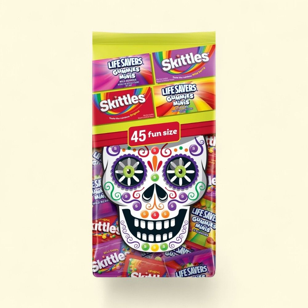Halloween Mixed Sugar Candy Variety Stand-Up Pouch 19.9 oz — authentic US product shipped worldwide by Treatspree