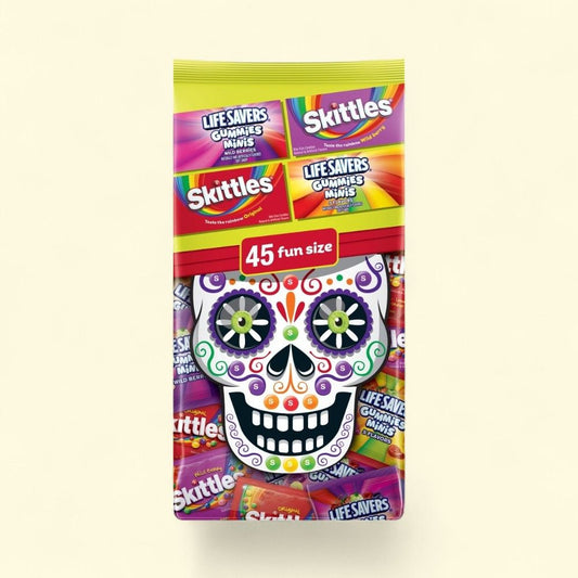 Halloween Mixed Sugar Candy Variety Stand-Up Pouch 19.9 oz — authentic US product shipped worldwide by Treatspree