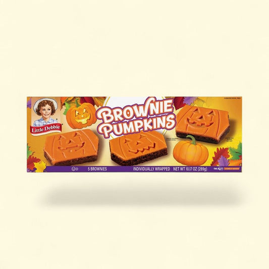 Little Debbie Halloween Pumpkin Brownies, 5 Count — authentic US product shipped worldwide by Treatspree
