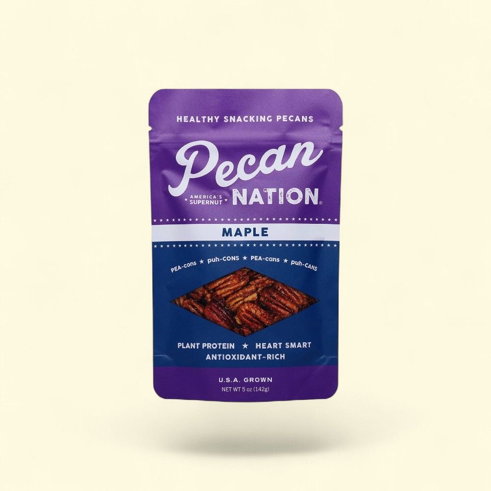 Pecan Nation Maple Pecans, 5 oz — authentic US product shipped worldwide by Treatspree