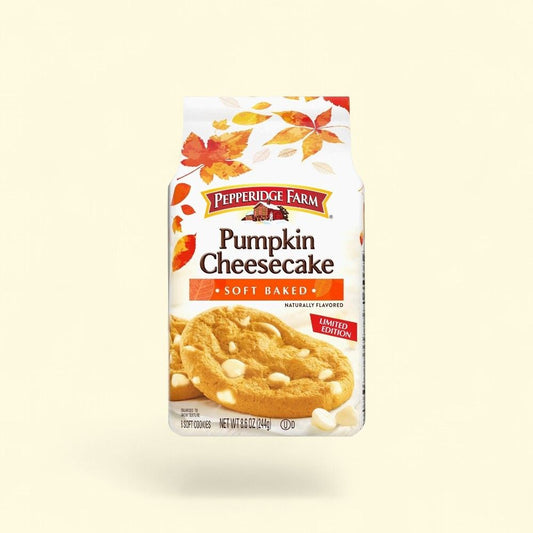 Pepperidge Farm Soft Baked Pumpkin Cheesecake Cookies — authentic US product shipped worldwide by Treatspree