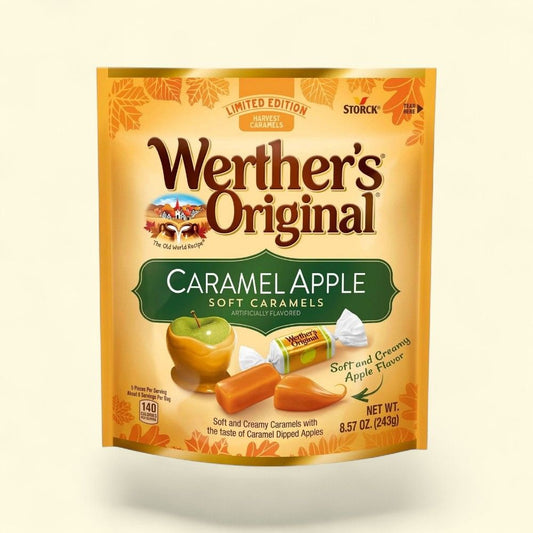 Werther's Original Caramel Apple Soft Caramels — authentic US product shipped worldwide by Treatspree