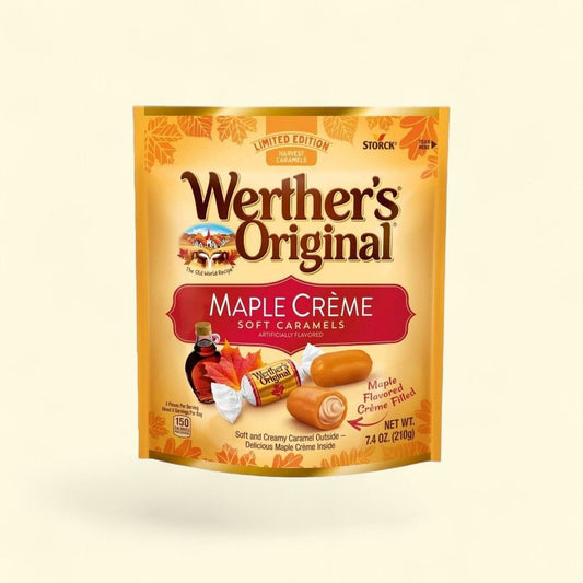 Werther's Original Maple Creme Soft Caramels — authentic US product shipped worldwide by Treatspree