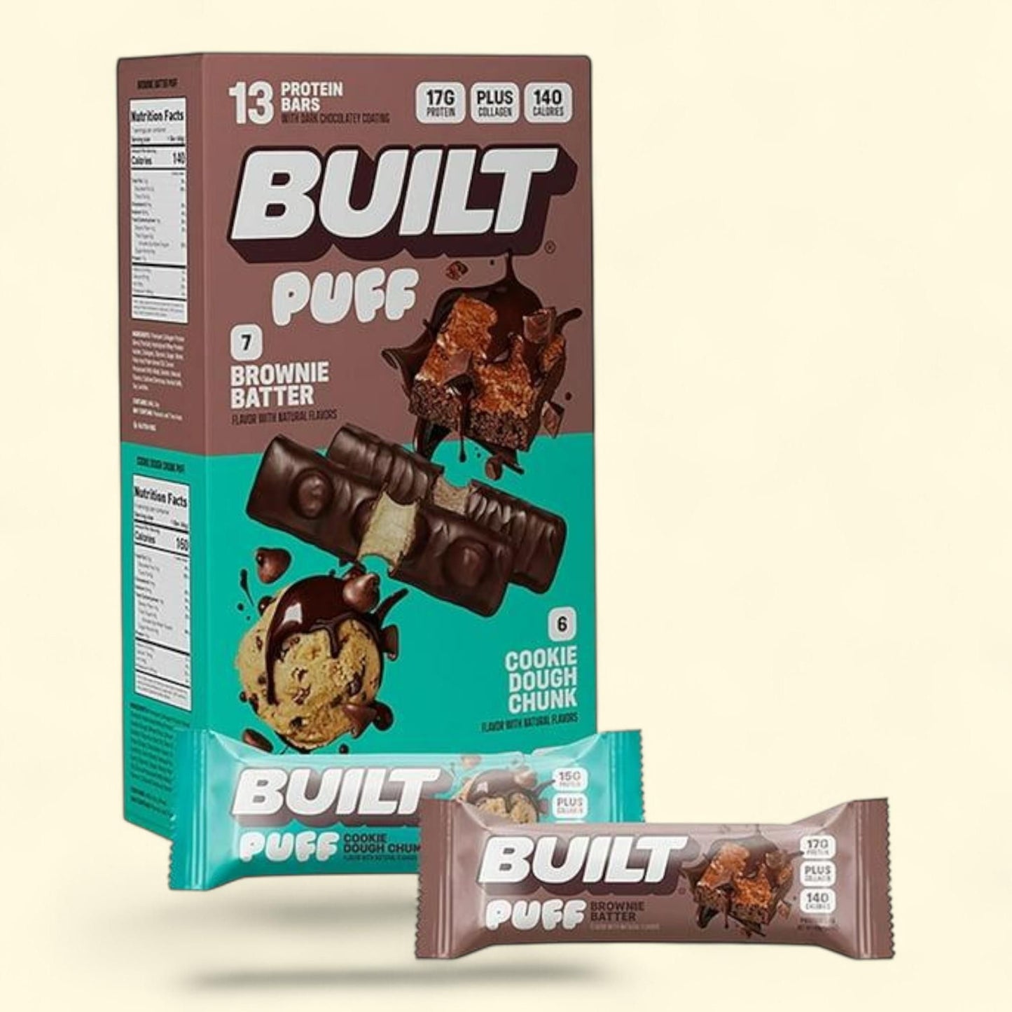 Built Bar Protein Bars, Variety Pack, 13 ct.