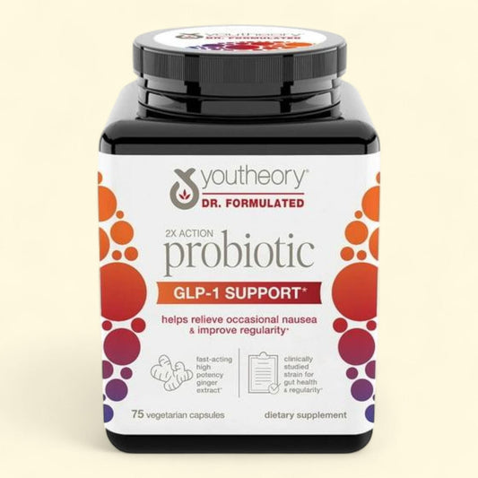 Youtheory Probiotic GLP-1 Support Capsules, 75 ct.
