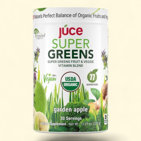 Terra Kai Juce Super Greens Fruit and Veggie Powder, 13.23 Ounces