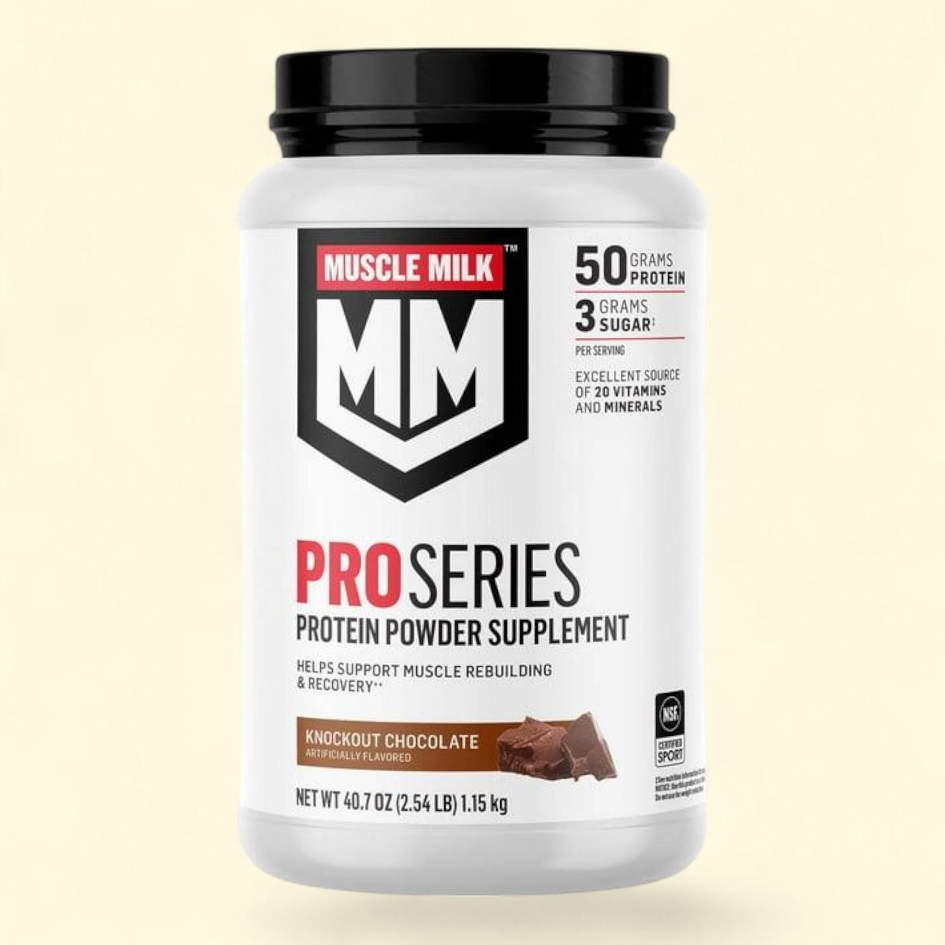 Muscle Milk Pro Series Whey Protein Powder, Knockout Chocolate 2.54... — authentic US product shipped worldwide by Treatspree