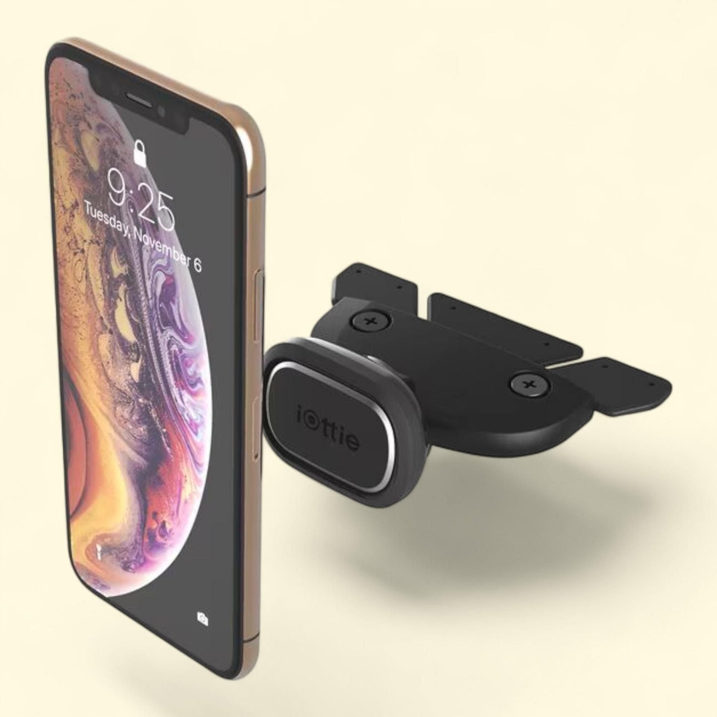 iOttie iTap 2 Magnetic CD Slot Car Mount and Magnetic Phone Holder, 1 count