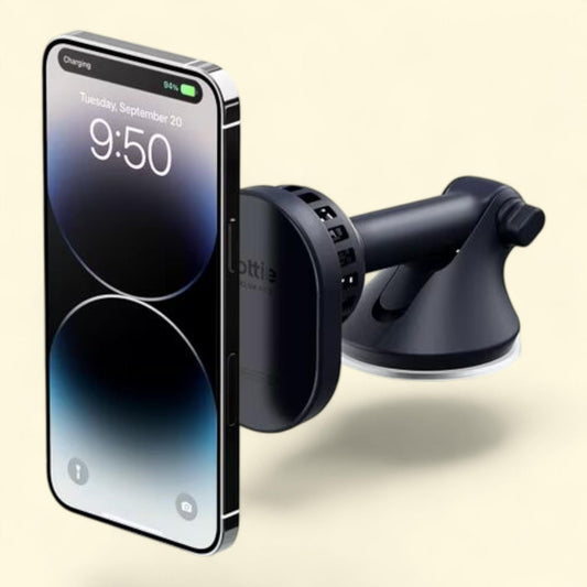 Velox Wireless Pro, MagSafe Compatible Dash & Windshield Car Mount Phone Holder, Blue, 1 count