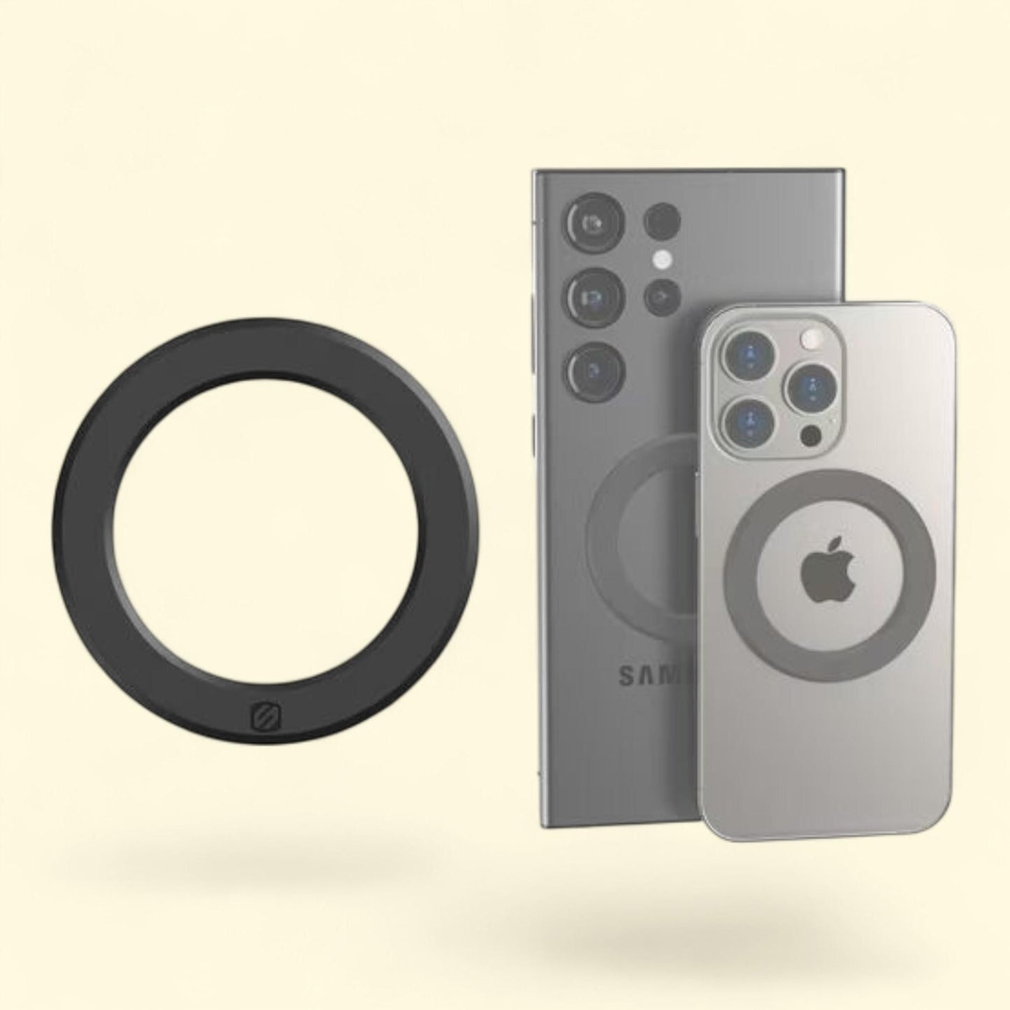 Scosche MPLTMSPCH2-SP1 MagicRing Magnetic Adapter Ring, for MagSafe Phone Mount & Wireless Charging, 1 count