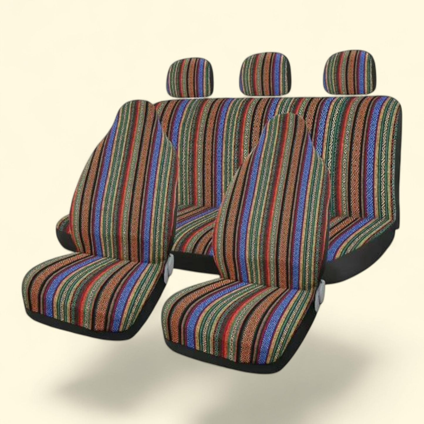 Unique Bargains Baja Blanket Bucket Car Cover, 7 Pcs