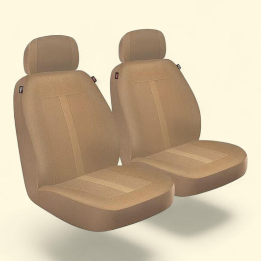 Genuine Dickies Sorrento Car Seat Covers, Tan, 2 Piece