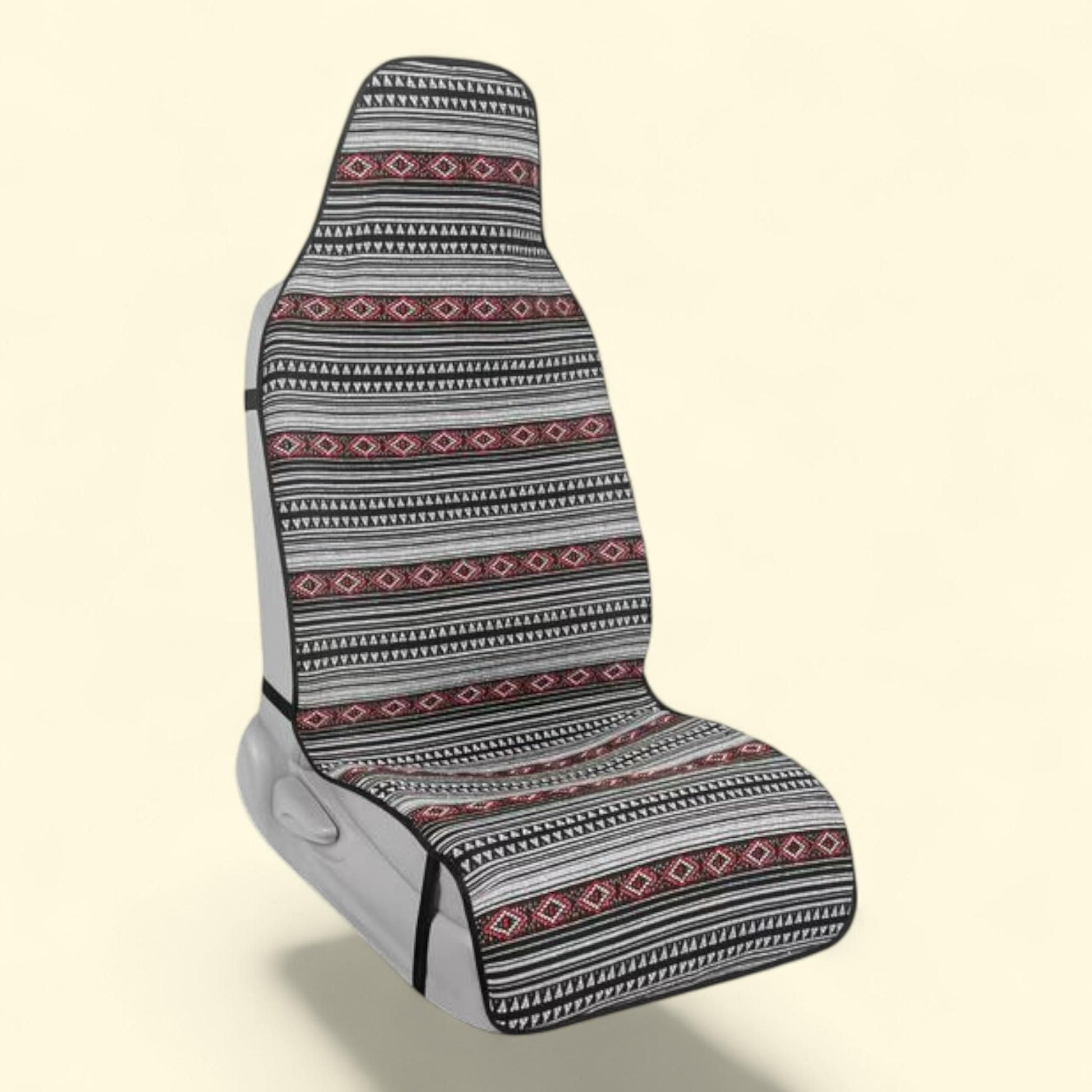 BDK Car Seat Covers, Hippie Boho, Black Pattern Woven Mexican Blank... — authentic US product shipped worldwide by Treatspree