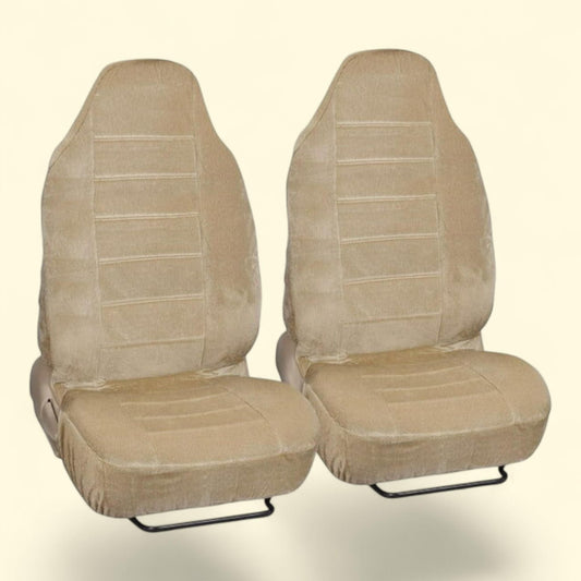 BDK Regal Car Seat Covers, Dotted Cloth 2 Piece, High Back