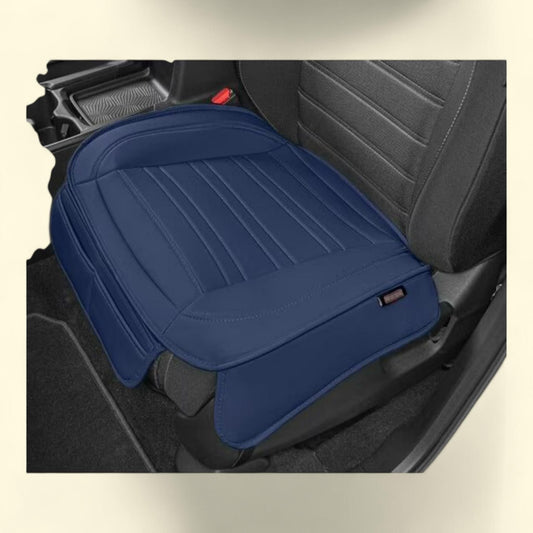 Motor Trend Faux Leather Front Seat Cover for Cars, Blue (1) ? Motor Trend Faux Leather Front Seat Cover for Cars, Blue, 1 count