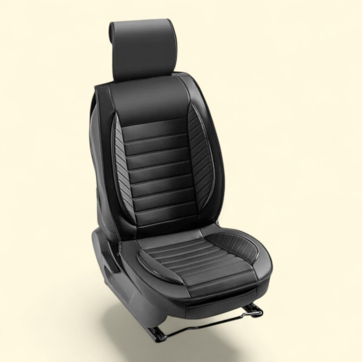 KFFKFF Universal Black Front Seats, 2 Piece
