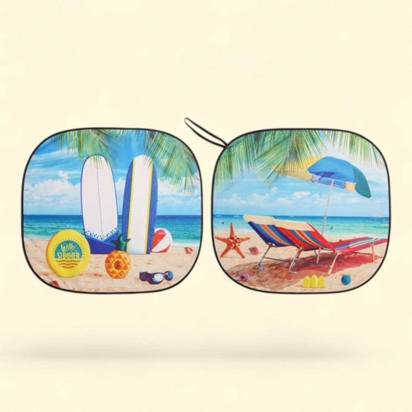 Auto Drive Universal Fit Sun Shade, 1 Pair Size 31.5*28.5''