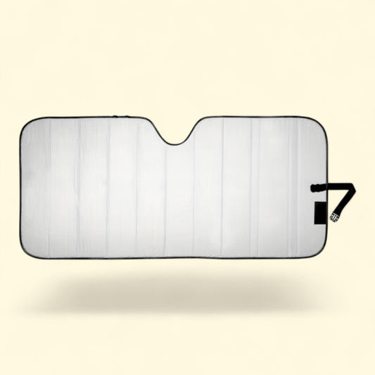 Dickies Accordion Auto Sunshade, White with Black Trim, 41303WDI, 1 count