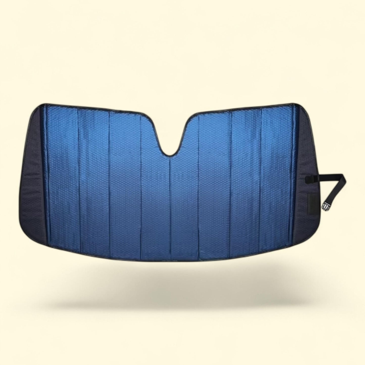 Genuine Dickies Accordion Auto Sunshade, Navy Black, Trucks, 41312WDI, 1 count