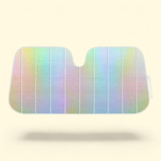 Visière pare-soleil « Sirène irisée » de Sharper Image, 147 x 69 cm