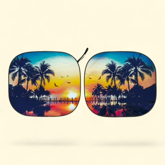 Auto Drive Sunshade, Sunset Twist, 28.5'' x 31.5'' 2 Pack