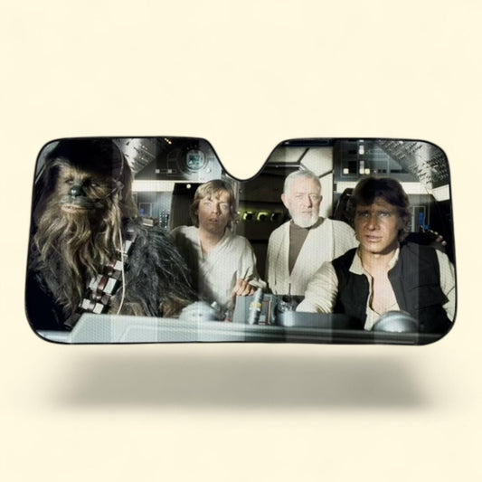 Plasticolor Star Wars Accordion Auto Sunshade, 58" x 27.5"