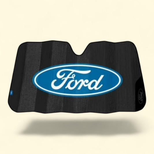 Plasticolor Automotive Sunshade, Universal Fit, Black, 58" x 27.5"