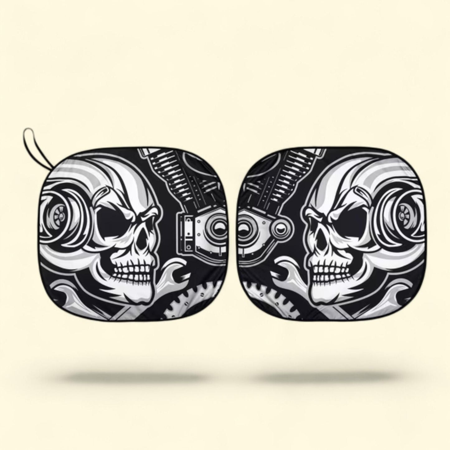 Auto Drive Holographic Black Accordion Sunshade, 1 count, 63'' x 28.5''