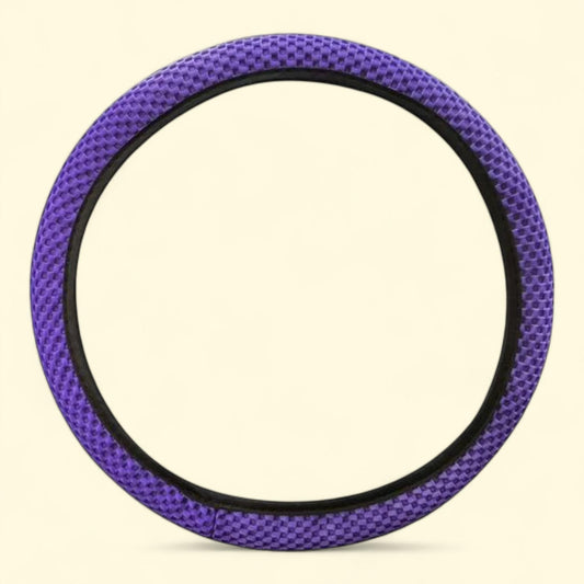 Unique Bargains Steering Wheel Cover, 15" Purple