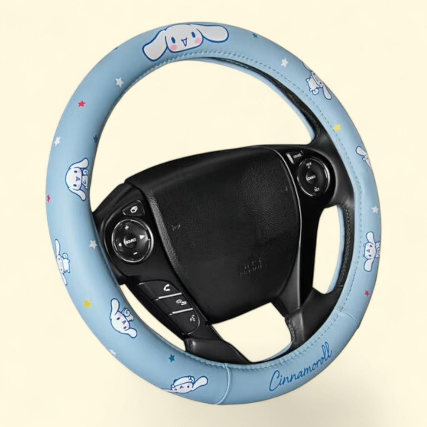 Sanrio Cinnamoroll Steering Wheel Cover, 14.5 - 15.5