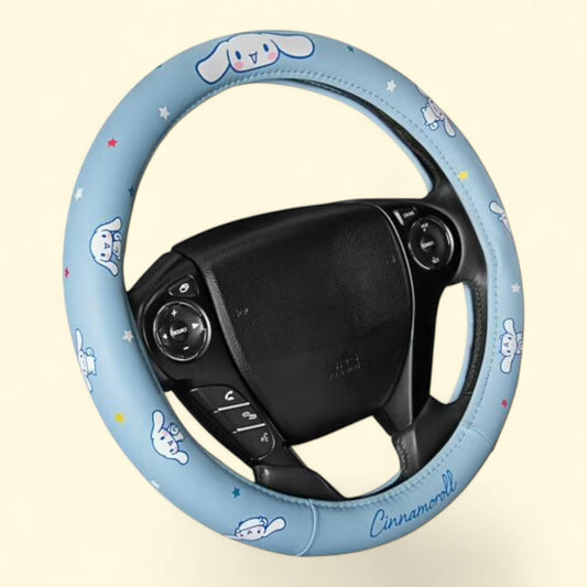 Sanrio Cinnamoroll Steering Wheel Cover, 14.5 - 15.5