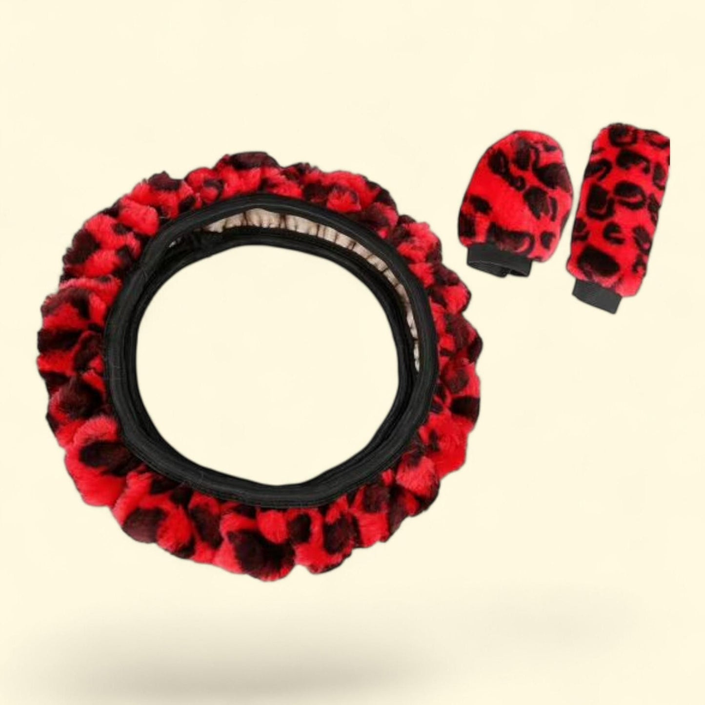 Brand Product, 1 count Elastic Leopard Car Steering Wheel Cover Han... — authentic US product shipped worldwide by Treatspree