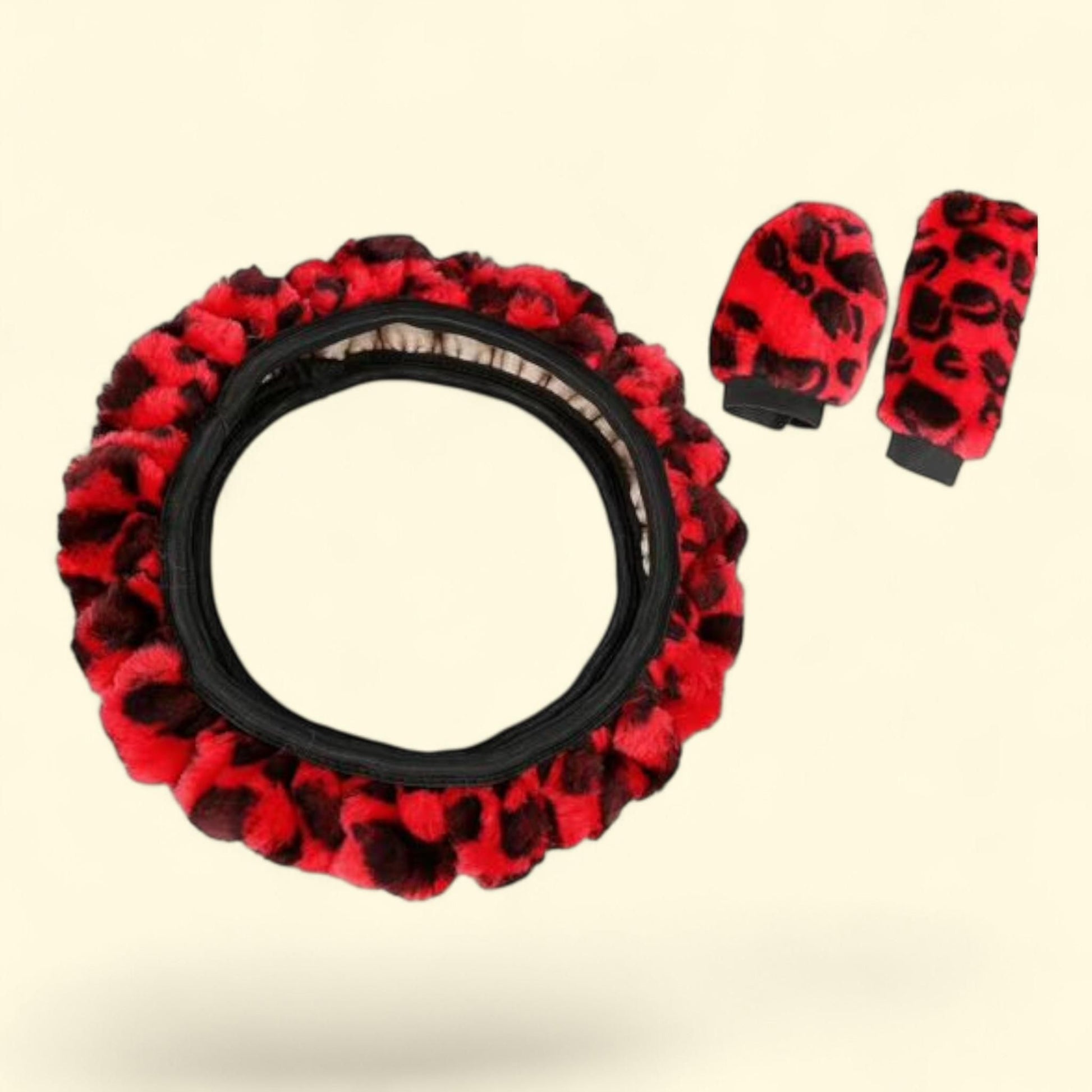 Brand Product, 1 count Elastic Leopard Car Steering Wheel Cover Han... — authentic US product shipped worldwide by Treatspree