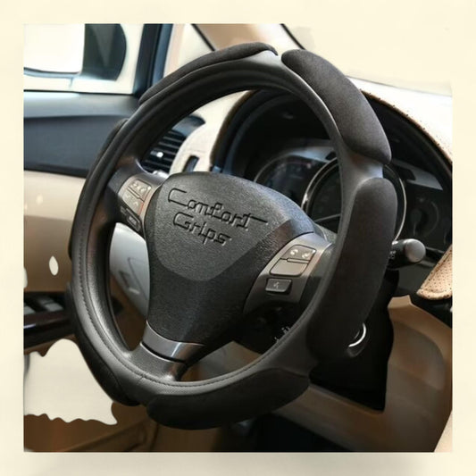 Comfort Grips Steering Wheel Cover, Small (13.5 - 14.4), Black