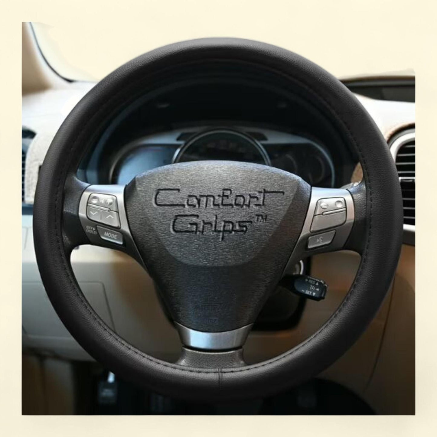 Comfort Grips Steering Wheel Cover, Performa Grip Medium (14.5 - 15.4) Black