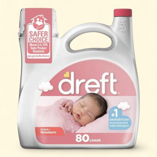 Dreft Newborn Baby Liquid Laundry Detergent, 105 fl oz