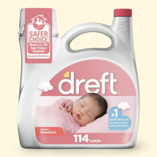 Dreft Newborn Baby Liquid Laundry Detergent, 150 fl oz