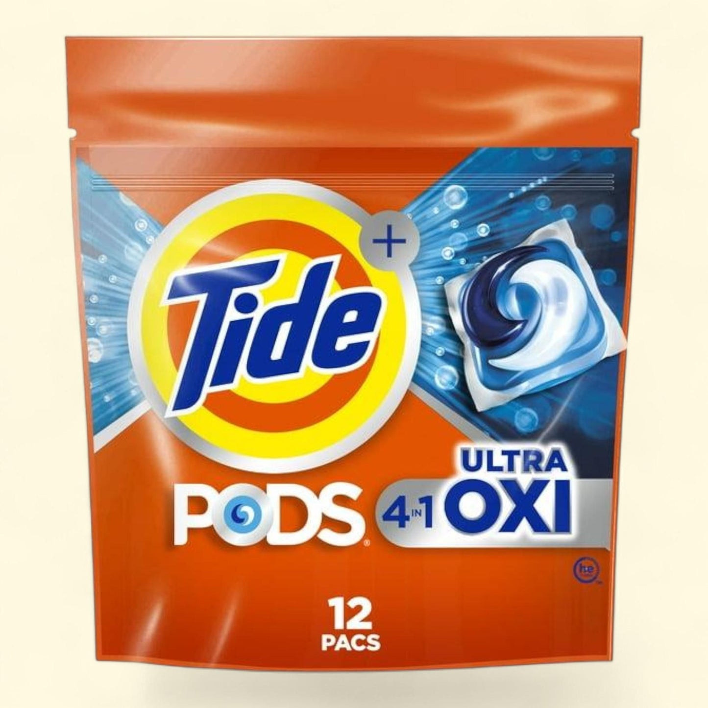 Tide PODS Laundry Detergent Packs, Ultra Oxi, 12 Count