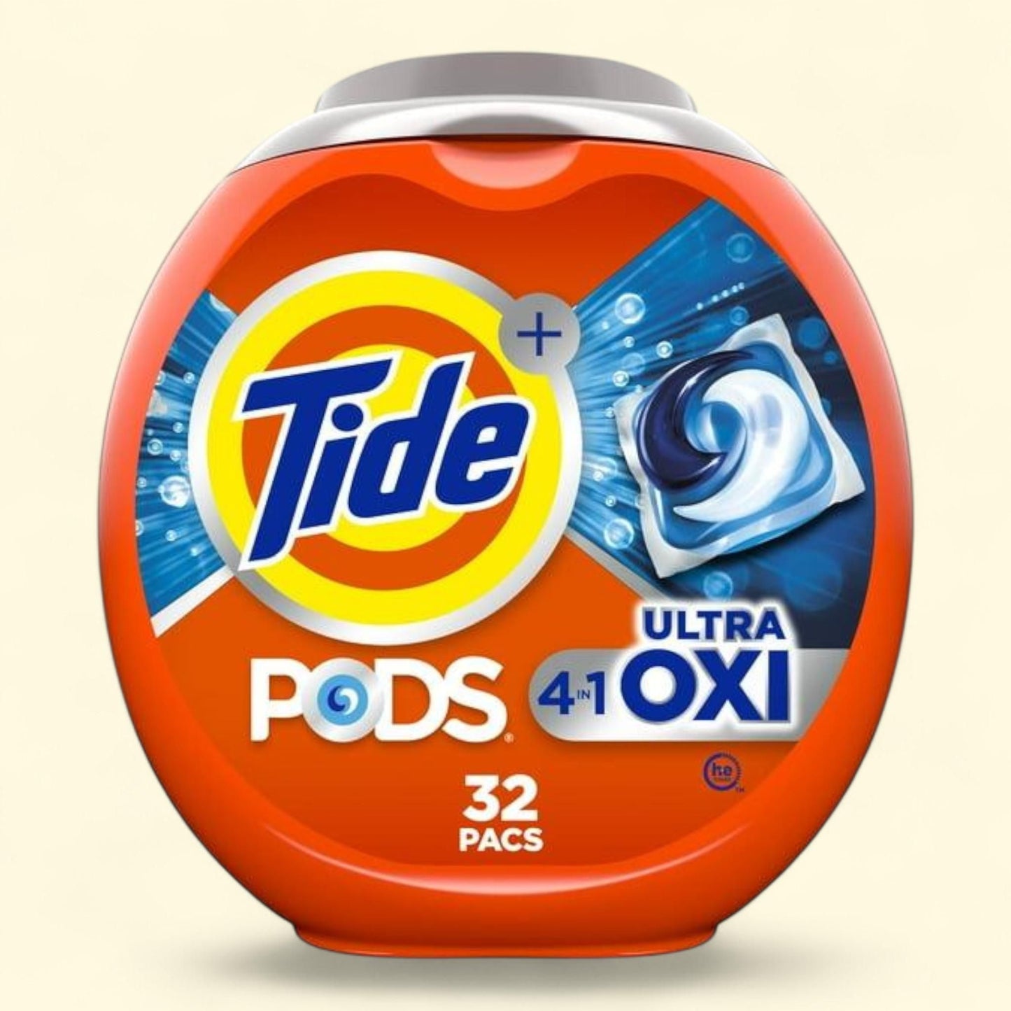 Tide PODS Ultra OXI Liquid Laundry Detergent Pacs, 32 Count