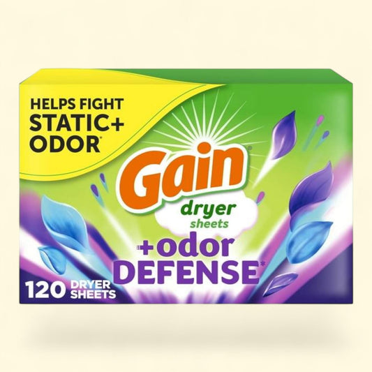 Gain Fabric Softener Dryer Sheets, Super Fresh Blast Scent, 120 Count