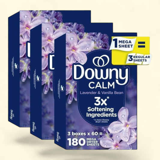 Downy Infusions Calm Fabric Softener Dryer Sheets, 180 Count