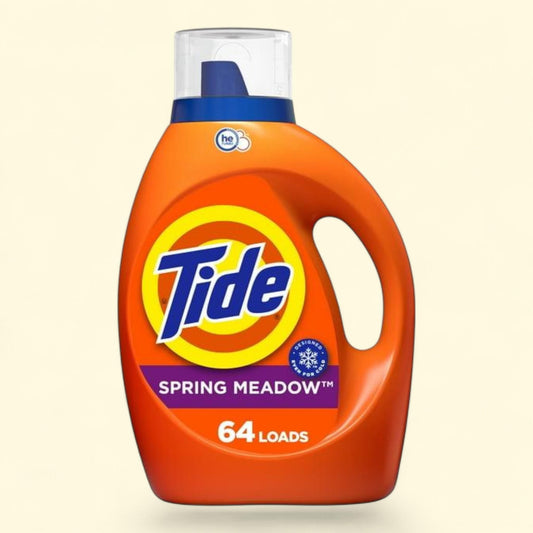 Tide Liquid Laundry Detergent, Spring Meadow Scent, 84 fl oz