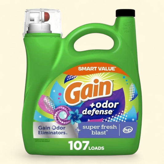 Gain Liquid Laundry Detergent, Super Fresh Blast Scent, 154 fl oz